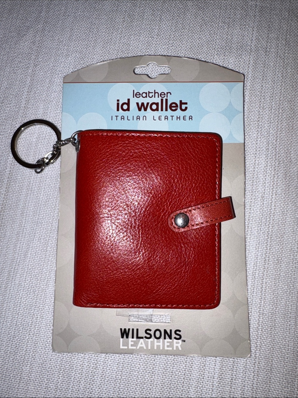 Wilsons Leather Leather ID Wallet with Keyring